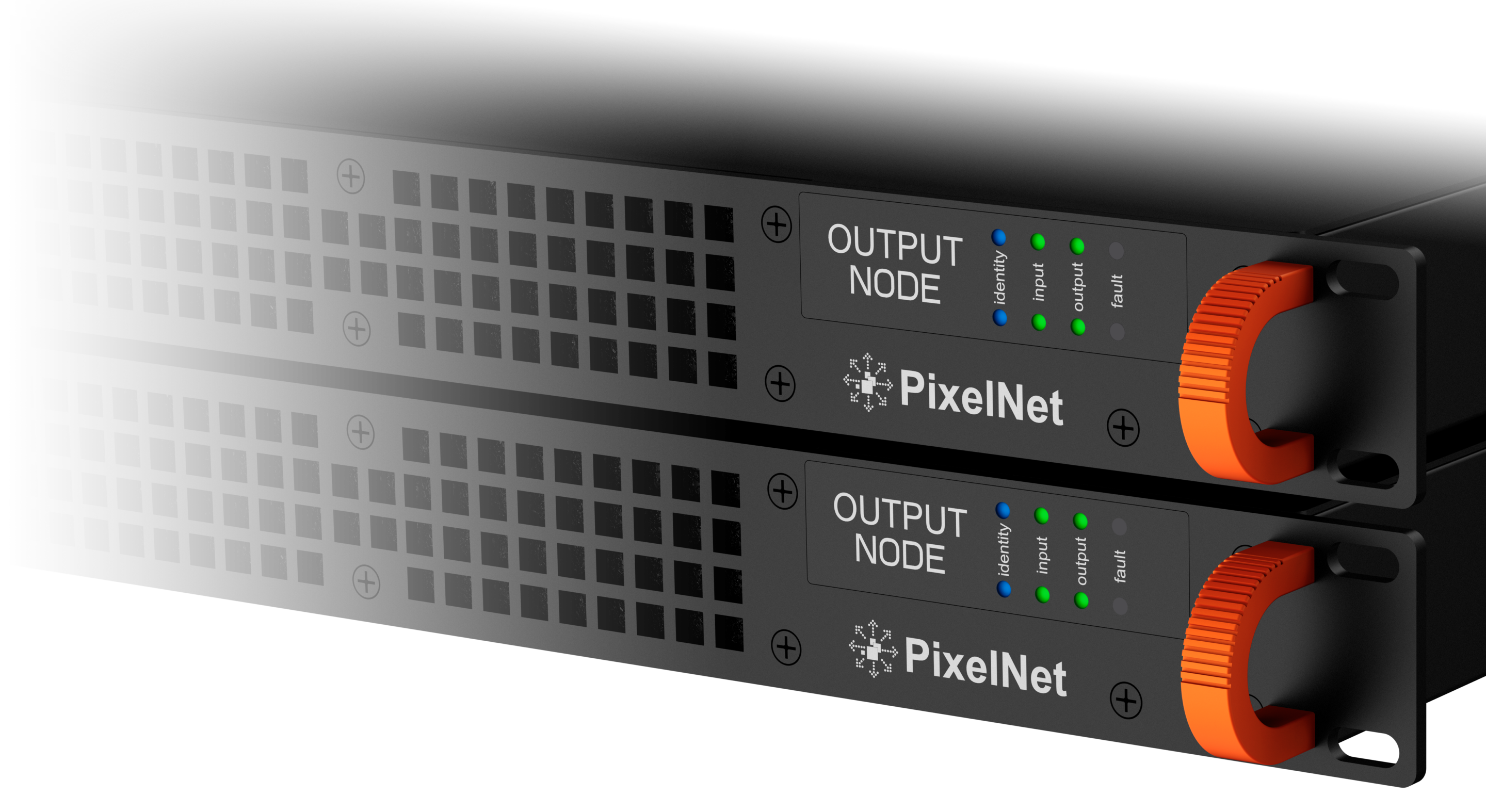 Stacked output nodes 1 web
